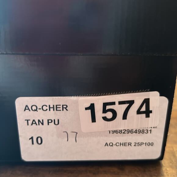 Aqua Cher Leather Ankle Strap Platform Heels Sexy Modern Uptown NEW Size 10 - Picture 10 of 10